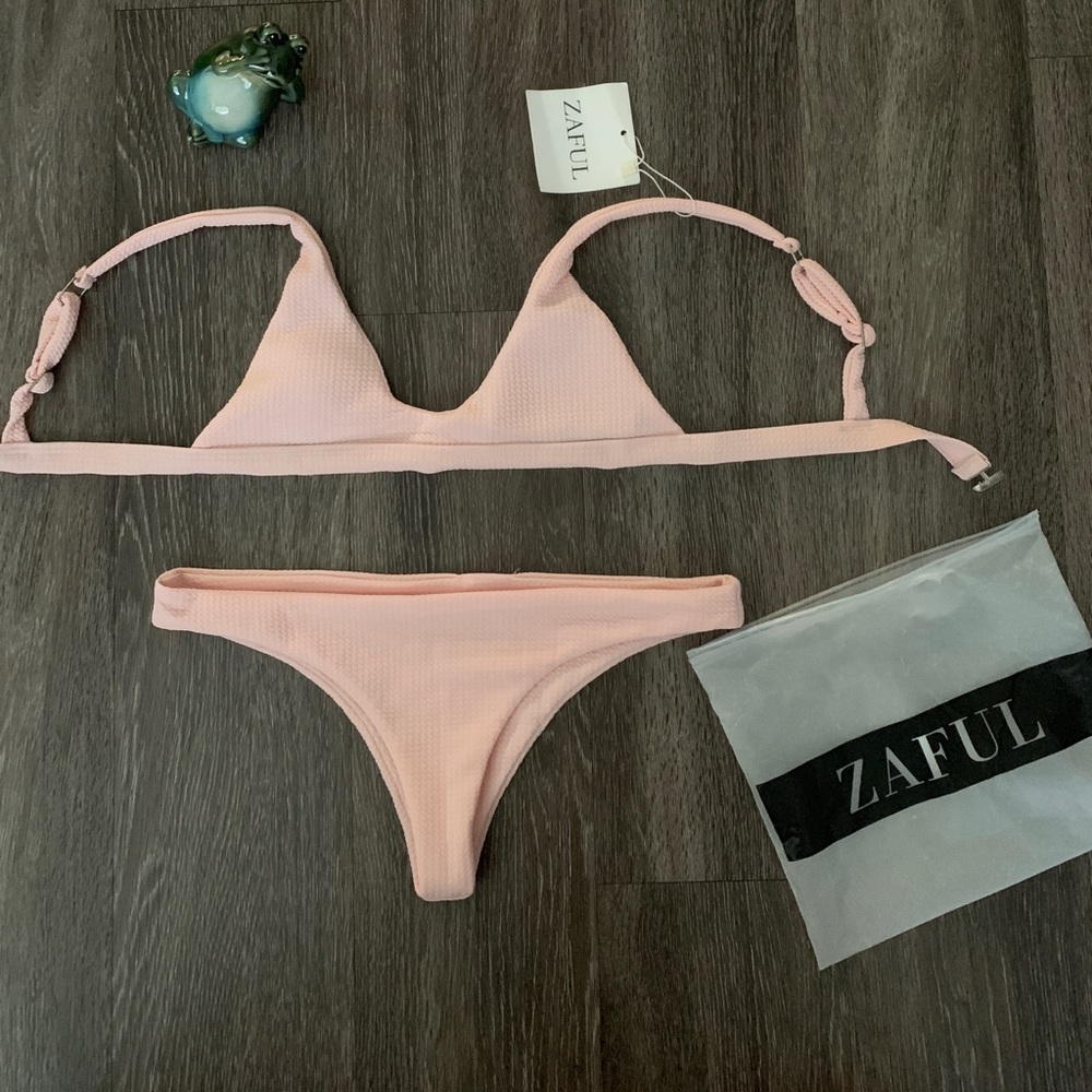 Baby pink bathing suit